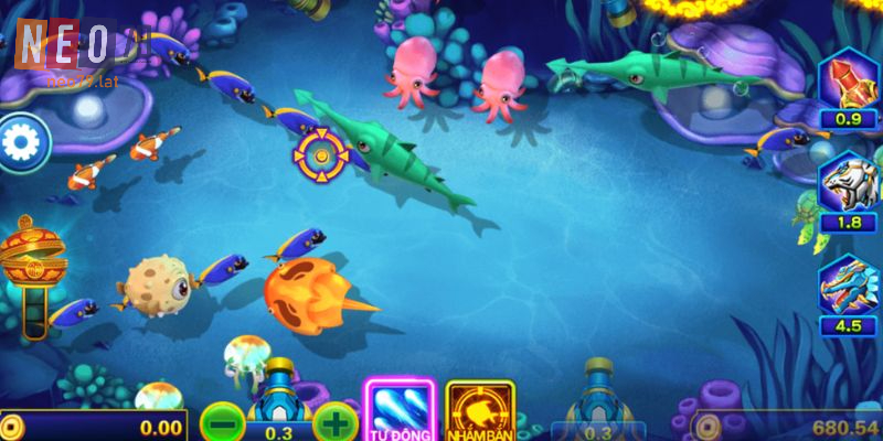 Điểm danh phòng chơi đa dạng trong Bắn Cá Thần Tài